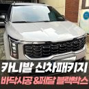 카니발 9인승 신차패키지 &amp; 바닥튜닝 &amp; 사이드스텝 &amp; 페달블랙박스 설치 후기 / 인천썬팅샵
