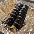 제주 오는정김밥 취식 가능한 꼬란카페 흑돼지라면 내돈내산