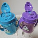 리틀밥독 | 💜 리틀밥독 플립 컬러 빨대컵 250ml 퍼플·블루 후기 | 유아컵 추천💙