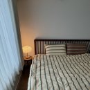 23평 신혼집 침실 인테리어(이케아 이불, 플라만 반달선반)