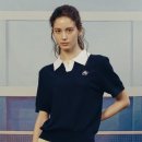 마리떼 무브망 _ 여름소재 카라니트 다크 네이비