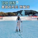 평창 용평리조트 렌탈샵 용평스키장 겨울바라기 리프트권 할인