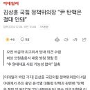 [속보] 국민의힘 "윤석열 탄핵 절대 안돼" 이미지