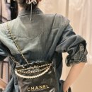 진주 | 샤넬 22백 미니 블랙 진주 언박싱 후기 스몰 사이즈 비교