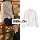 b오M | [제너럴아이디어] 데일리로 입기 좋은 프릴셔츠 M 착용 핏 &amp; 코디
