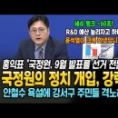 홍익표 "국정원의 정치 개입, 강력히 경고한다" R&D 예산 늘리자고 하니, 윤석열이 크게 화냈답니다~ 안철수 욕설 파문에 강서구 주민 이미지