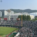 부산 사직야구장 직관｜사직야구장 중앙상단석 직관후기/사직구장 052블럭 시야