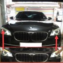 750Li F01 F02 2009년 아이라인 LED (눈썹등) 화이트 작업 BMW 수입차 메딕 오토 파츠 부품 용품 oem 드레스업 730 730d 740 745 750 760 i li 엔젤아이 링마커 이미지