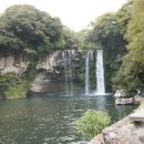 천지연 앞 이미지