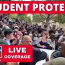 대학생들의 시위가 미국 전역에 퍼졌습니다 - 만약 경찰이 총을 쏘고 사망하면 전국적인 시위가 될 것입니다. 이미지