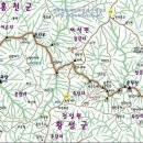 용인거북이산악회 제1380회 개념도 (홍천 수리봉) 이미지