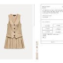 베스트샷 | ZARA 자라 위시리스트 플리츠베스트원피스 착용샷 후기