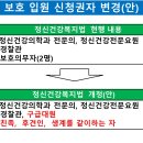 보호입원 신청권자 변경(안) 이미지