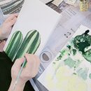 보태니컬+팝아트 이미지