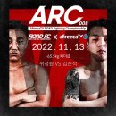 [ARC008] ROAD FC X AFREECA TV 대진표 이미지