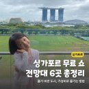 아이온프라자 앞 | 싱가포르 가성비 여행 필수 코스 무료 쇼 &amp; 전망대 6곳 총정리