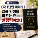 가치곱하기 | 《딱 1년만 미쳐라》 책 리뷰｜결국 인생을 바꾸는 건 실행력이었다