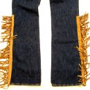 [Ultra Luxury]_RRL Indigo Rancher Leather Jeans 이미지