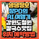 윤칼제비 | 생생정보 장PD의 AI 여행기 강원도 철원맛집 칼국수맛집 어복전골쟁반맛집 윤칼제비(+위치 예약방법)