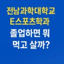 전남과학대학교 | 전남과학대학교 E스포츠학과, 졸업하면 뭐 먹고 살까? 현실 진로+연봉 완전 해부