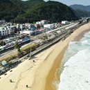 정동진역 앞