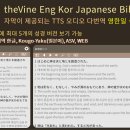 자막이 제공되는 오디오 영한일 대역성경: theVine Eng Kor Japanese Bible 이미지