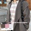 제너럴아이디어 신상 스트라이프 카라 니트 아이보리 후기