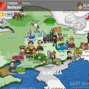 China - Northeast Map / 중국 동북부지도