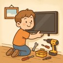 최신영화 앵커 | 전문가 도움 없이 직접 벽걸이 TV 설치하는 현실 후기 &amp; 실전 가이드💡