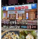 전지적 돼지시점 | 천안 신부동 고기맛집! 옛날 돼지갈비 1986숯불구이 신부점 메뉴 및 가격 내돈내산 후기