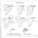 상세한 연어 낚시 egg-loop 바늘 묶음법 도해 이미지