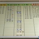 경남 하동군 시외버스터미널 시간표(2009년07월03일) 이미지