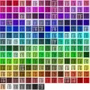 옜다 색상표 (태그색상표,싸이월드 색상표,색상코드표) 이미지