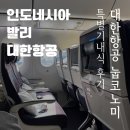 [인천공항-발리 덴파사르_대한항공 눕코노미 후기] 왕복 다 눕코노미 성공, 특별기내식(저지방식...