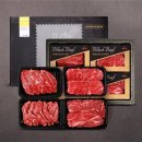 카카오톡선물] 푸드장 프리미엄 구이 선물세트 1.15kg (부채살, 살치살, 토시살, 목등심)