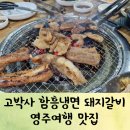 영주여행 맛있게 먹은 고박사 돼지갈비 내돈내산후기