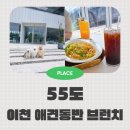 55 | 대형견 가능 이천 실내 애견동반 브런치카페 55도 방문 후기
