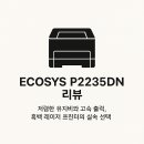 2235 | ECOSYS P2235dn 리뷰: 저렴한 유지비와 고속 출력, 흑백 레이저 프린터의 실속 선택