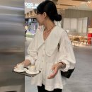 세일러 | 세일러 카라 셔링 셔츠 후기 보며 느낀 거울 속 내 모습의 변화