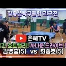 [은혜TV]끈질긴쇼트랠리vs사나운드라이브 한방!! | 김명출(5)vs최종호(5) | 참좋은탁구클럽 리그전! 대구5부 남자들의 탁구대결 이미지