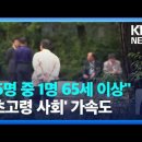 2025년 이후... 65세 이상노인 인구가 전체 인구의 20%가 넘는다... 이미지