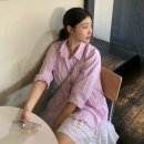 [ 소비기록 ] 오브유이 Aube Ue 코튼 스트라이프 셔츠 후기🎀 | 가을 옷 추천 👔