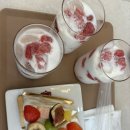 미블랑 생딸기라떼, 카페베네 망고 빙수, 60계 치킨 방문 후기