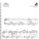 Piano - Beatles / Yesterday 악보 이미지