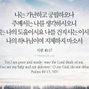 오늘의 '영어성경 사진'(608강) “나의 도움이시요 나의 구원자이신 주님”(시편 40편 17절) 이미지