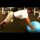 Chest & Back Exercises Upper Body Workout Stability Ball Push Ups for Your Upper Body Workout 이미지