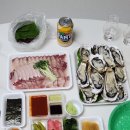 내돈내산 길동 횟집 바다회집 대방어 석화회 포장 대만족 후기