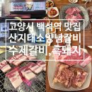 도화소어린이공원화장실 | 일산 고양 백석 맛집 : 제대로 된 수제갈비와 흑돼지삼겹살이 먹고 싶다면 산지태소양념갈비