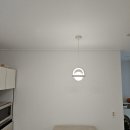 충청전기조명 | 식탁 조명 이동 위치 변경 후 벽지 보수