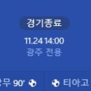 [2024 K리그1 38R / Final B 5R] 광주FC vs 전북 현대 골장면.gif 이미지